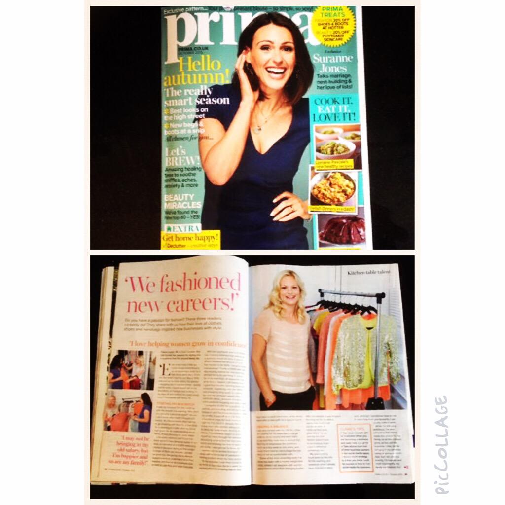 clopezstylist's tweet photo. Not the cover (nor is it Page Three!) but I am in this month's issue of @PrimaMag #womeninbiz  #stylist http://t.co/qhZ93CMrtb