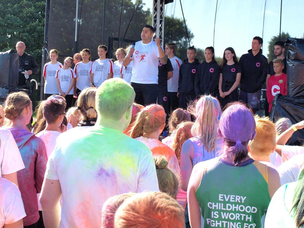 From the Colour Run, every penny goes to a good cause. <a href="/inspiretci/">Michael Burton</a>