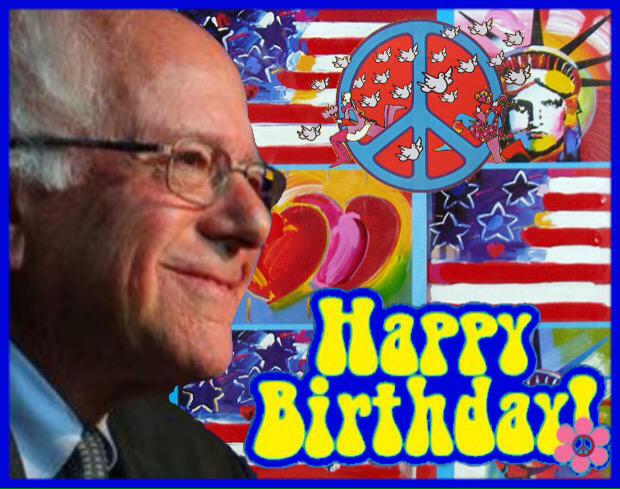 Happy Birthday to Bernie Sanders. He\s so groovy.  