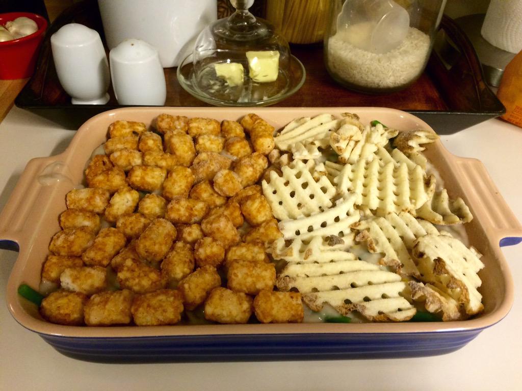 jencapan's tweet photo. I ran out of Tater Tots, hoping this works! @1SGCapan #MNhotdish #upnorthproblems #itswhatsfordinner http://t.co/3H92T99wDJ
