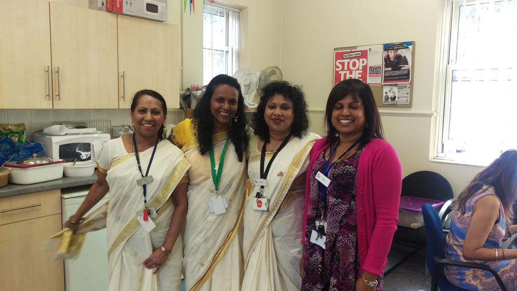JRungay's tweet photo. Onam lunch, great engagement by East Ham staff.@JashodaPindoria http://t.co/Zmsaxq0pEJ