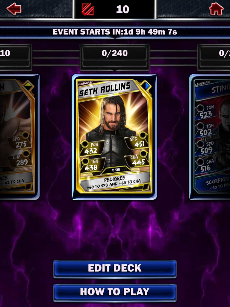 Eggthan324's tweet photo. @WWESCCentral @WWESuperCardFAQ my rtg deck and my goal. I think it's pretty obvious why ;) http://t.co/tRiu3bIL1R