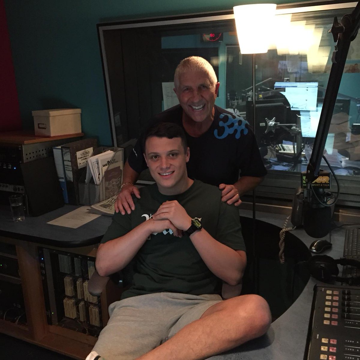 You never know who pops in