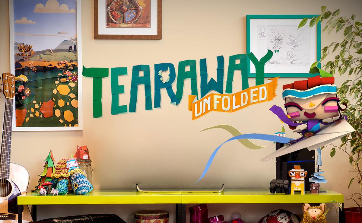 PlayStation's tweet photo. PlayStation Store Update is live! http://t.co/H34dC3A7iV Tearaway Unfolded, *massive* 20th Anniversary sale, and more http://t.co/kUr2Ji1VUB