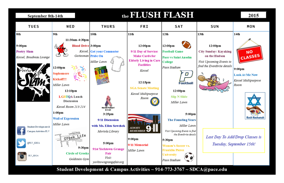 engage_paceplv's tweet photo. Check out this weeks #FlushFlash #PaceU http://t.co/zHXhsCXiVz