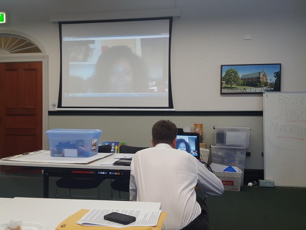 nterryarmstrong's tweet photo. Introductions over Skype #learningcall @LavadaRQI #rightquestions http://t.co/6vXZaJcAkH
