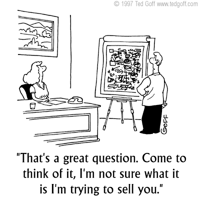 laurancelangdon's tweet image. A clear value proposition should be easy to see. #SalesThoughts