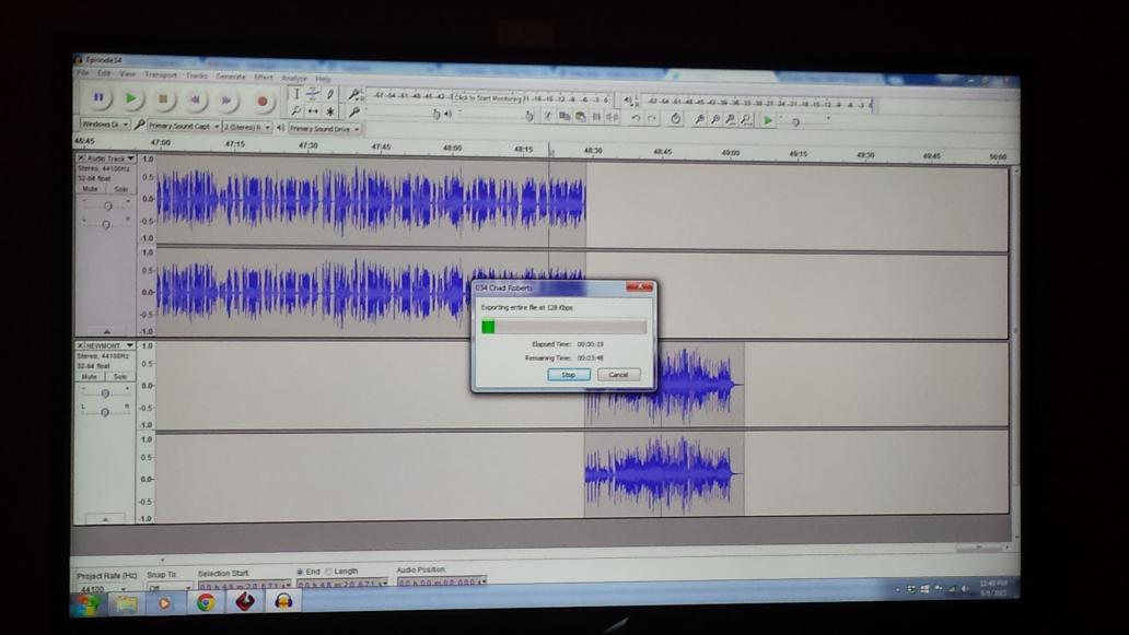 NBTRadio's tweet photo. Episode 34 with @TaraAzarian and @ChadRoberts98 is in #finalmixdown! Sorry for the delay! #busyweek http://t.co/zD1GRff54w