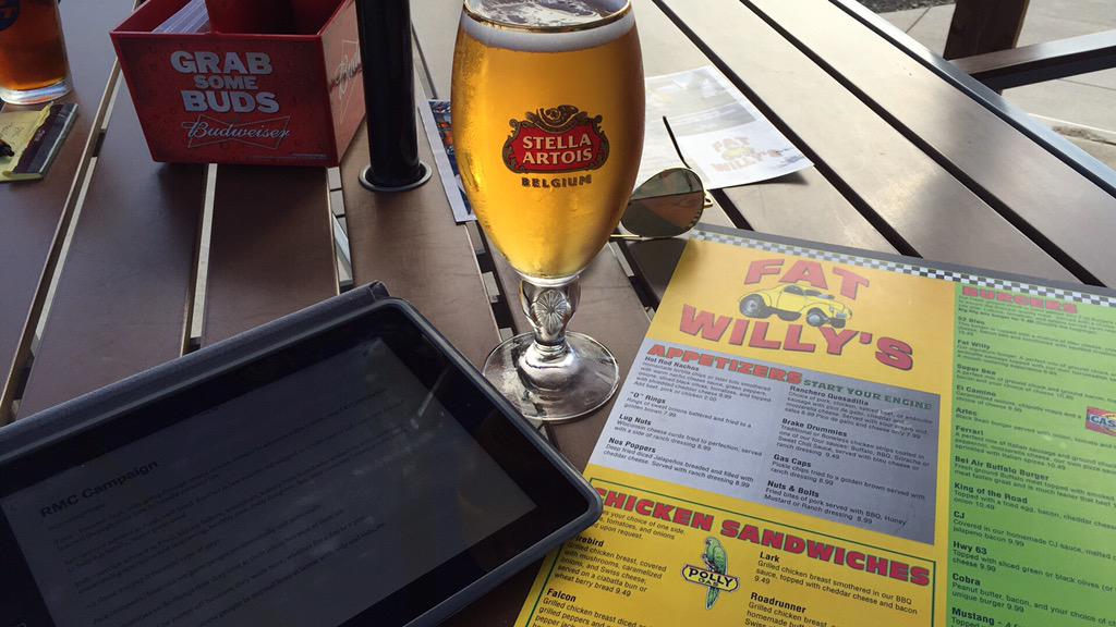EnkeFilms's tweet photo. Production meetings are best followed by beer and burgers. http://t.co/fpsYMwTYRR