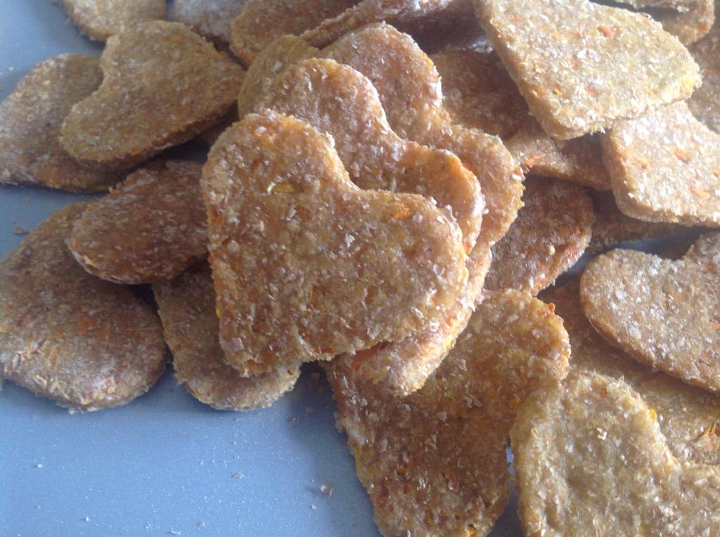 fluffypupcakes's tweet photo. Galletas integrales de zanahoria para tu 🐶🐶 http://t.co/SbXxhYubzU
