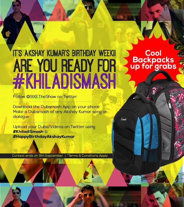  Happy Birthday Akshay Kumar
Let\s celebrate his b\day in the most \Khiladi Way\ 