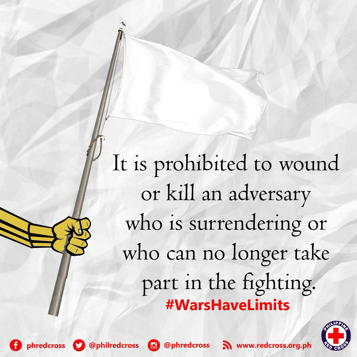 philredcross's tweet photo. Even #WarsHaveLimits. http://t.co/bvHnPy67TL http://t.co/rtOokBggT8