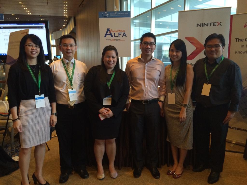 alfaconnections's tweet photo. An Alfa Connections group photo with @AndyGnintex  from Nintex. We are ready! http://t.co/NugIMJst2f