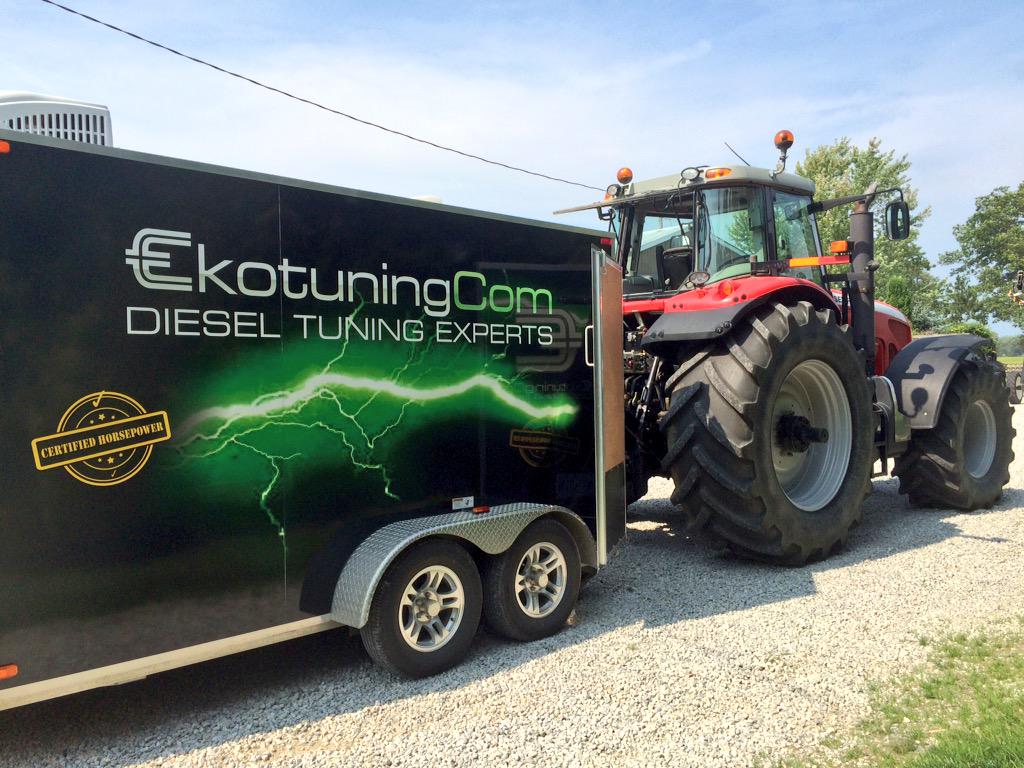 MoeChauvin's tweet photo. Today Tobias Christie #EcoTuning our MF8450 increased 49PTO HP. Now 'Dynometer' shows 267PTO HP. Awesome!!! http://t.co/ON6Skj9cHr