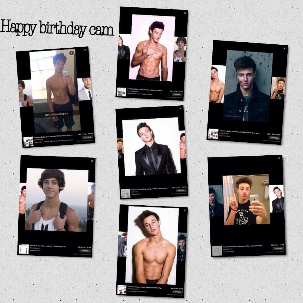 Happy birthday cameron Dallas love you 