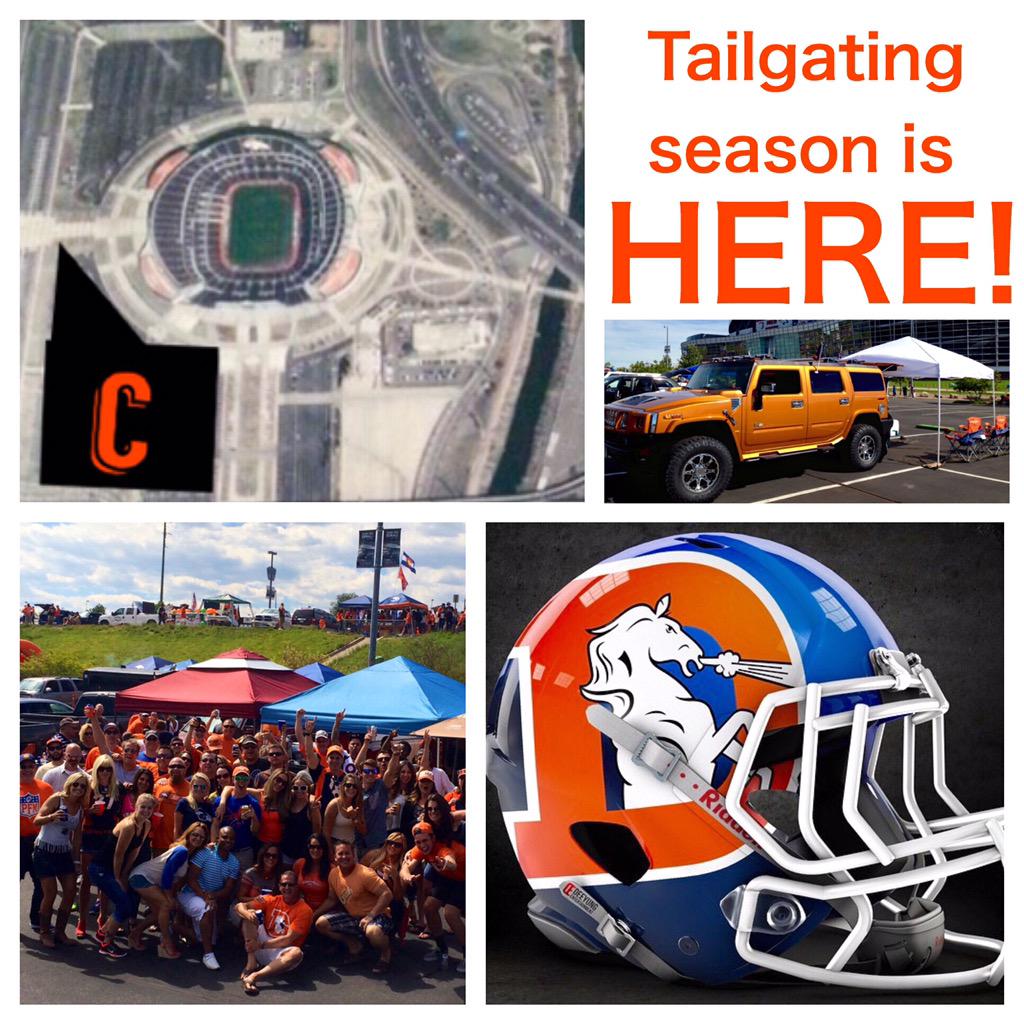 StanSlifer's tweet photo. Game ON! Denver's most-admired tailgating crew is READY! #denverbroncos #NFL #wehavetryouts #shot30 http://t.co/xQsBqqGTsb