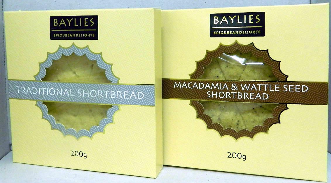 <a href="/BayliesEst1995/">Baylies</a> new boxed packaging for large Gourmet Fruit Cakes and Shortbread Wheels