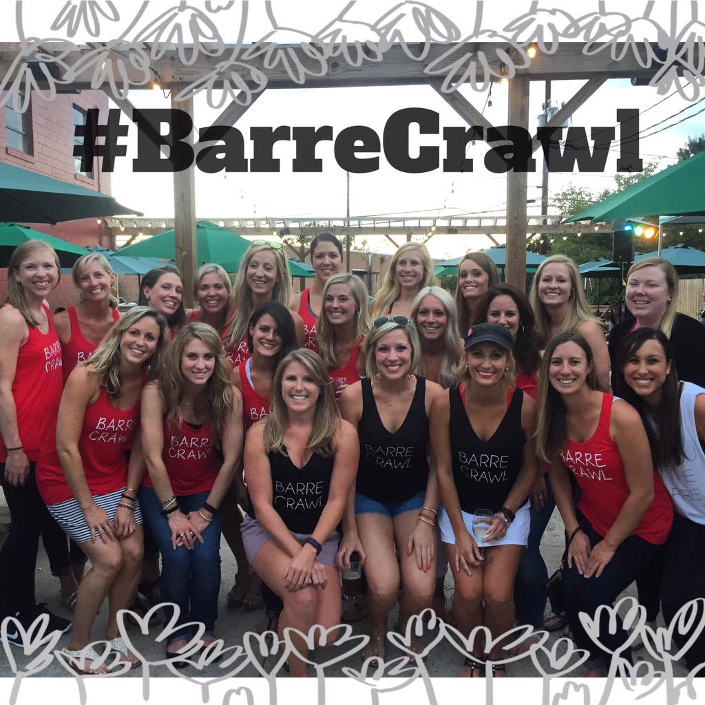 PureBarreCLT's tweet photo. What a fun time tonight @SycamoreBrewing! #BarreCrawl #PureBarreFamily http://t.co/6NKyBtZD3h