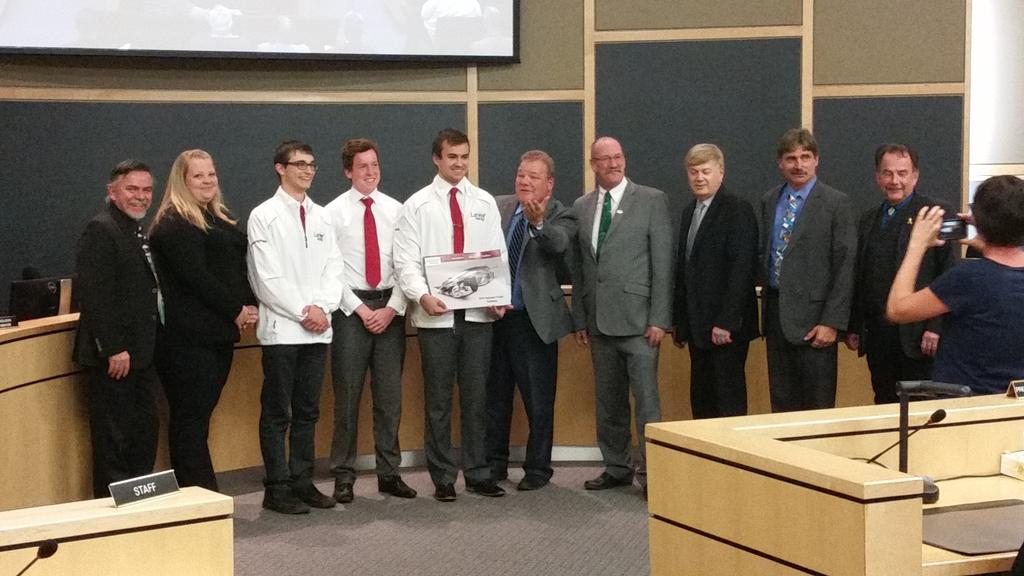 RKeithWilkinson's tweet photo. Good Work &amp; even better luck for @LaminarRacing @City_of_Airdrie Council @AirdrieLions proud to support the team! http://t.co/HfyTANmI5L