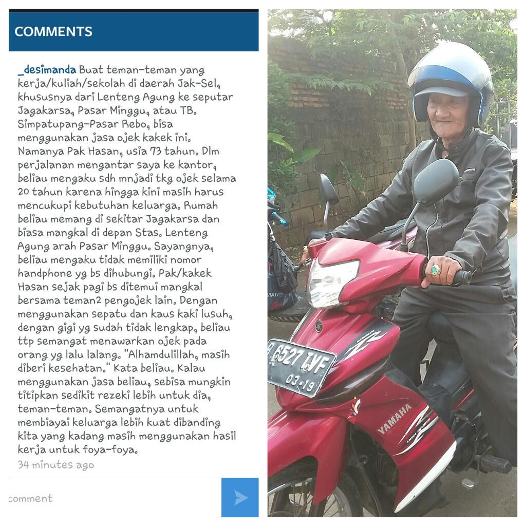desimanda's tweet photo. Kemarin Pak Soleh sdh masuk Ini Talk Show. We believe in social media power. So, bantu RT ini, ya, Koh? :) @aMrazing http://t.co/ZYoo9OomRC