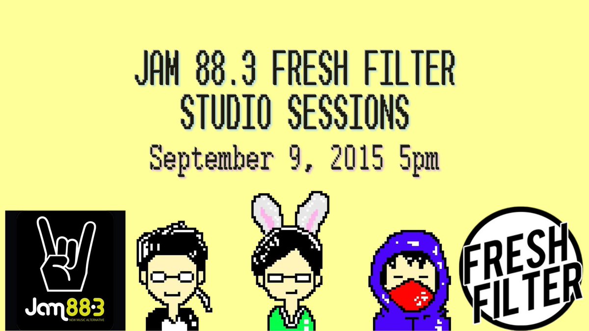 BennyBunnyBand's tweet image. Guest kami today 5pm sa @Jam883 #FreshFilter Studio Sessions. Tune in, EveryBunny! #KunehoRock