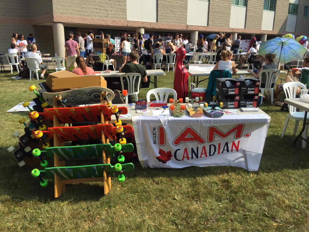 LBLThorold's tweet photo. Stoked to be part of the @BrockUniversity vendor fair and hook up some @BrockBUSU execs with fresh @MerkaBoards ! http://t.co/R2ZTGXH2pG