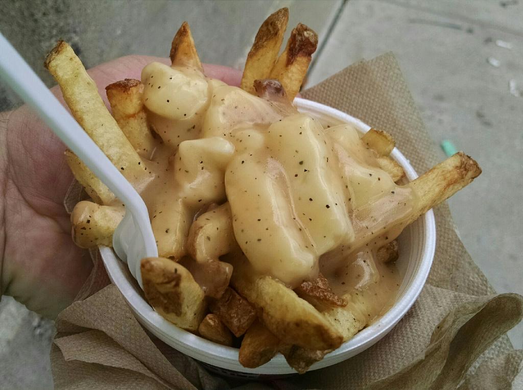 GenXDream's tweet photo. Next day fair ramblings. Damn Canada poutine is good. Also had fried pickles, steak sandwich,p-pups #mnstatefair2015 http://t.co/UM9taLc1aT