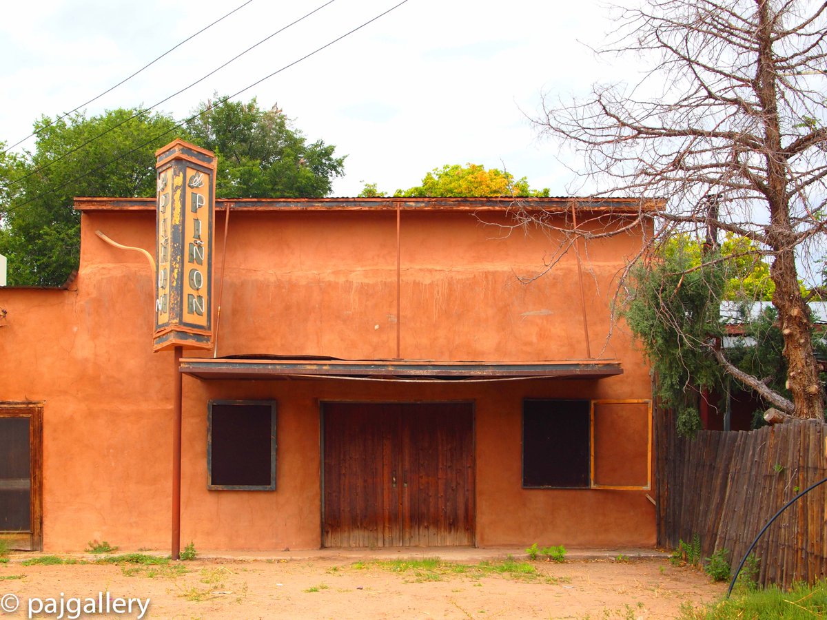 PaJGallery's tweet photo. El Pinon theater in @AbiquiuNM - a photo to make Georgia O'Keeffe proud! #amazingphoto #amazingplace #NewMexicoTRUE http://t.co/h8MbJgWyyV