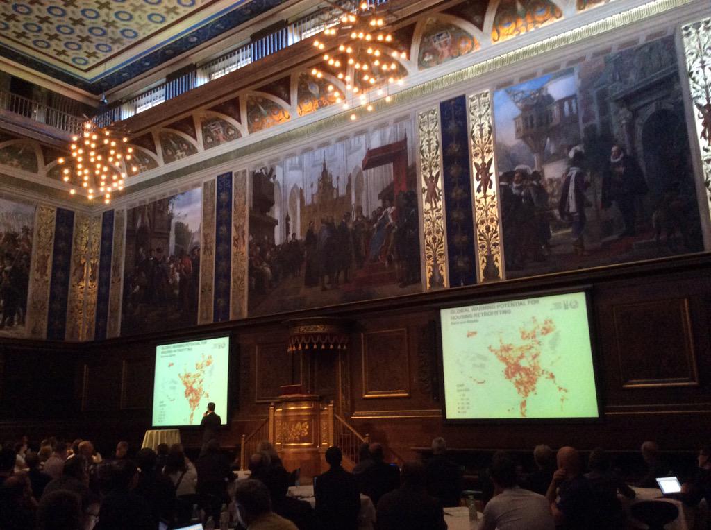 Interesting mix of LCA &amp; GIS (applied to building stock retrofit) Alessio Mastrucci #ei4s2015