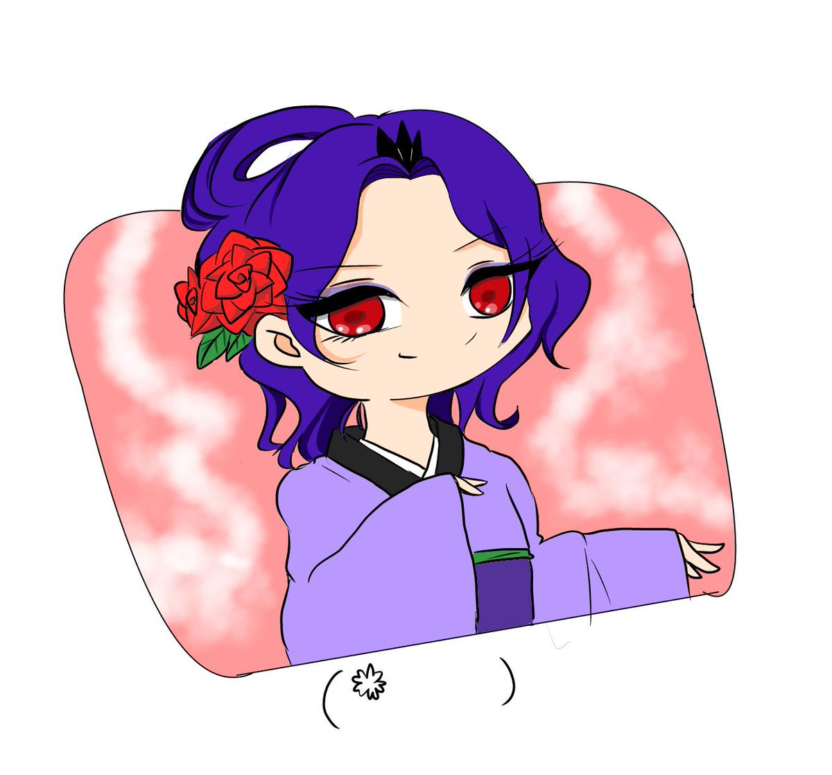 指定されたキャラを指定された顔文字にして描く