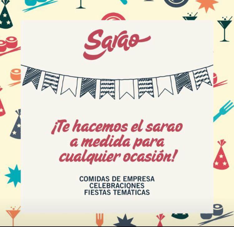 theSARAO's tweet photo. ¿Tienes qué organizar una cena, cumple y no sabes por dónde  empezar? Sarao te lo pone fácil http://t.co/X8n8vk1iPc http://t.co/GHw3P5FtQV