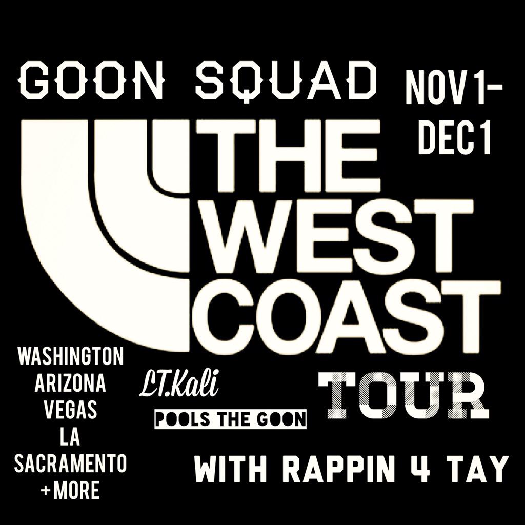 LtKali's tweet photo. #touriscomming #goonsquad #whatyourep #floodtrain #whoseready http://t.co/fWs4B10qpJ