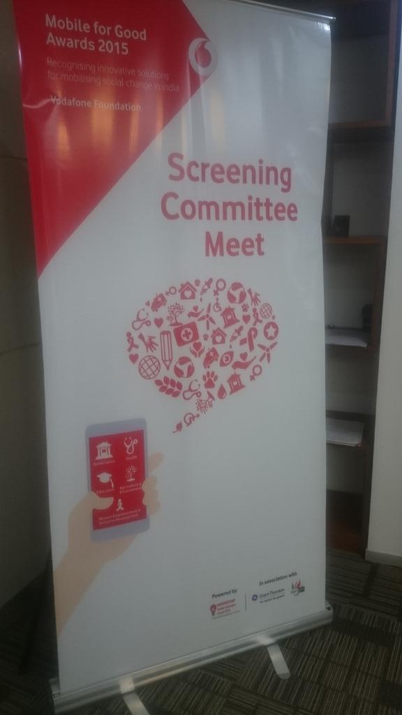 NF_Tech4Good's tweet photo. What a great day to have our #InitialScreening for #Mobile4Good15 #awards! We're all set! http://t.co/P5hgTorvWm