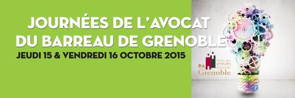 Journées de l'#avocat <a href="/AvocatsGrenoble/">Avocats de Grenoble</a> 15/16 oct - Réservez votre stand lexposia-advertising.com/index.php/2013…