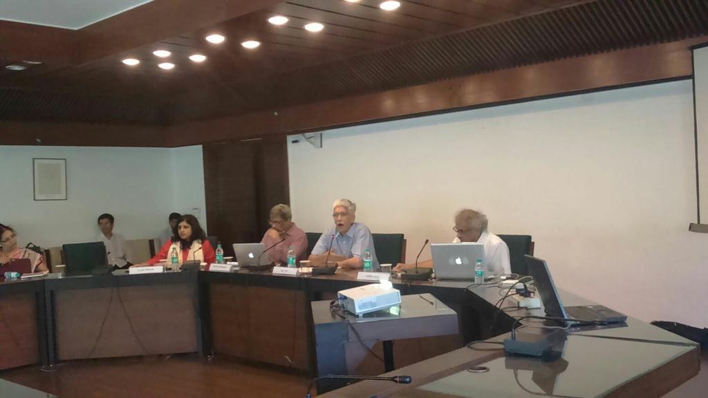 Cidoc2015's tweet photo. Panel discussion: 'Archiving Contemporary India: new challenges' chaired by Dr. Hari Sen. #CIDOC2015 http://t.co/SnnK4qVVYp