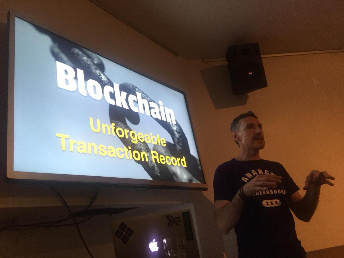 nonfungibleab's tweet photo. 'Nothing is impossible, unless you're talking about forging the #blockchain" wise insight by @BlockZombie #bitcoin http://t.co/ducLdHyflk