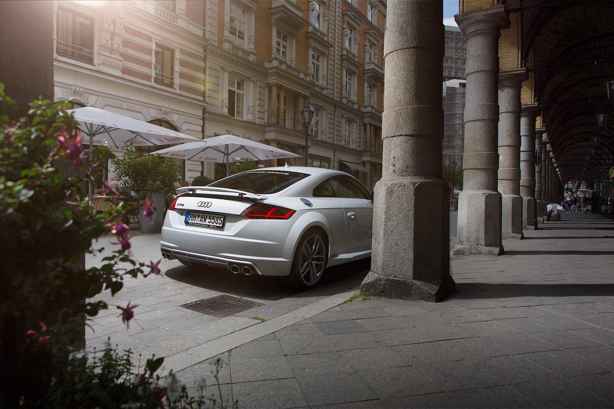 audisouthafrica's tweet photo. The #Audi TTS Coupe. Where power, beauty and speed live in perfect harmony. Img: Spiegelschlag Photography http://t.co/W2t5R7aECq