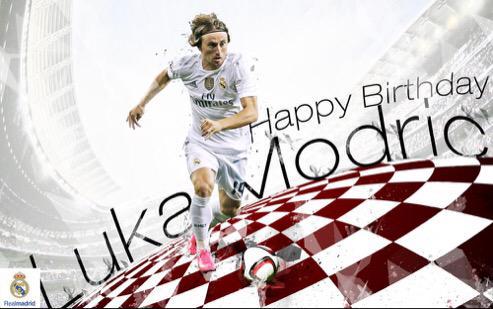 Happy birthday to Luka Modri   