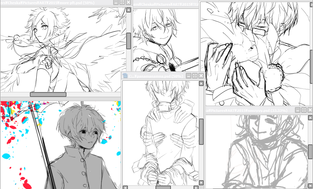 SO MANY ABANDONED WIPS 