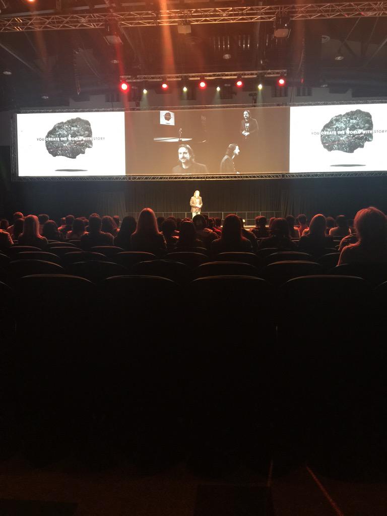 DrumMagazine's tweet image. &quot;You create the world with story.&quot; #DigitalEdge2015