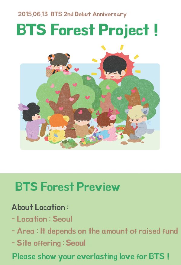 BTS_BiTS's tweet photo. Let's gift #BTS by planting #BTSForest! Come&participate!
Download -》http://t.co/miU7DFrCGu
By BTS UNION X Fanmaum http://t.co/I4oF1jhZfP