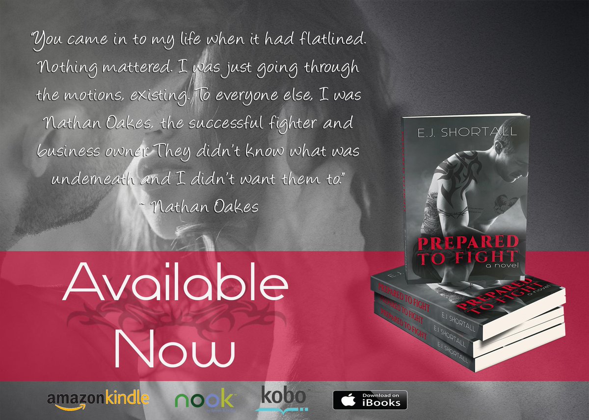 EJShortall's tweet photo. #PreparedToFight #MMARomance available now #ebook #kindle #OneClick #Nook #Kobo #iTunes http://t.co/fThPuWBaOT http://t.co/WieLn489aM