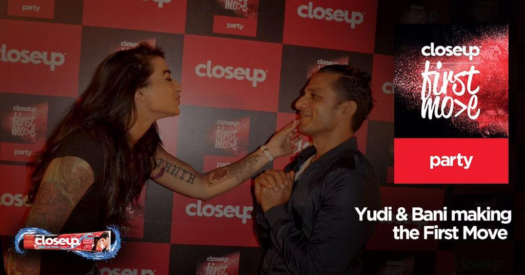 shivangirocks95's tweet photo. Adding the Oomph factor to the #CloseupFirstMoveParty -@bani_j and @yuuthistar with all their swag! http://t.co/SjGaXTQfy0