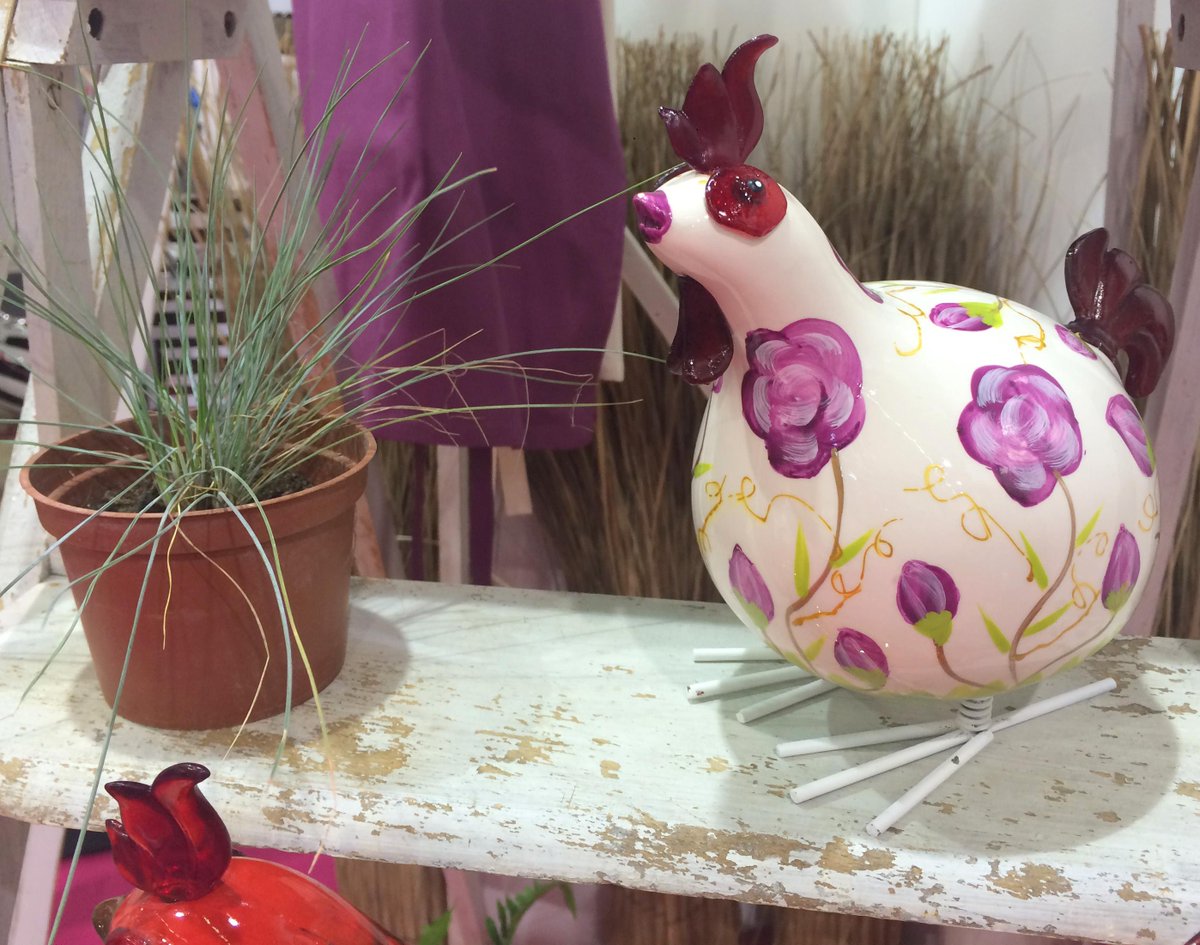 ICDCollections's tweet image. Nos petites poules n'ont pas regretté leur voyage à Paris.Elles ont été les reines du salon #maisonobjet2015!