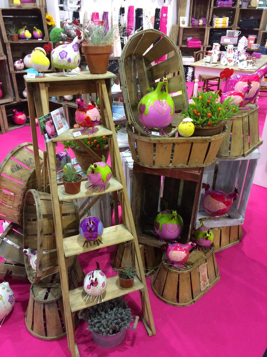 ICDCollections's tweet image. Nos petites poules n'ont pas regretté leur voyage à Paris.Elles ont été les reines du salon #maisonobjet2015!