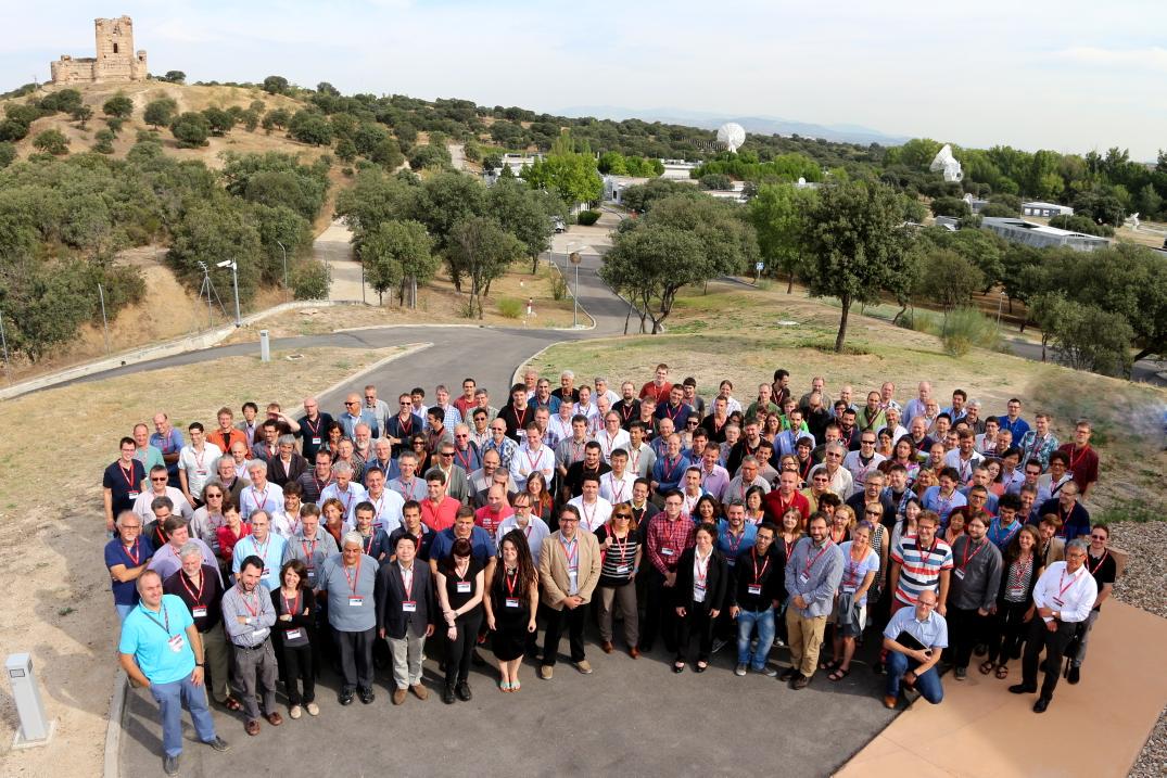 The #esaathena conference photo.