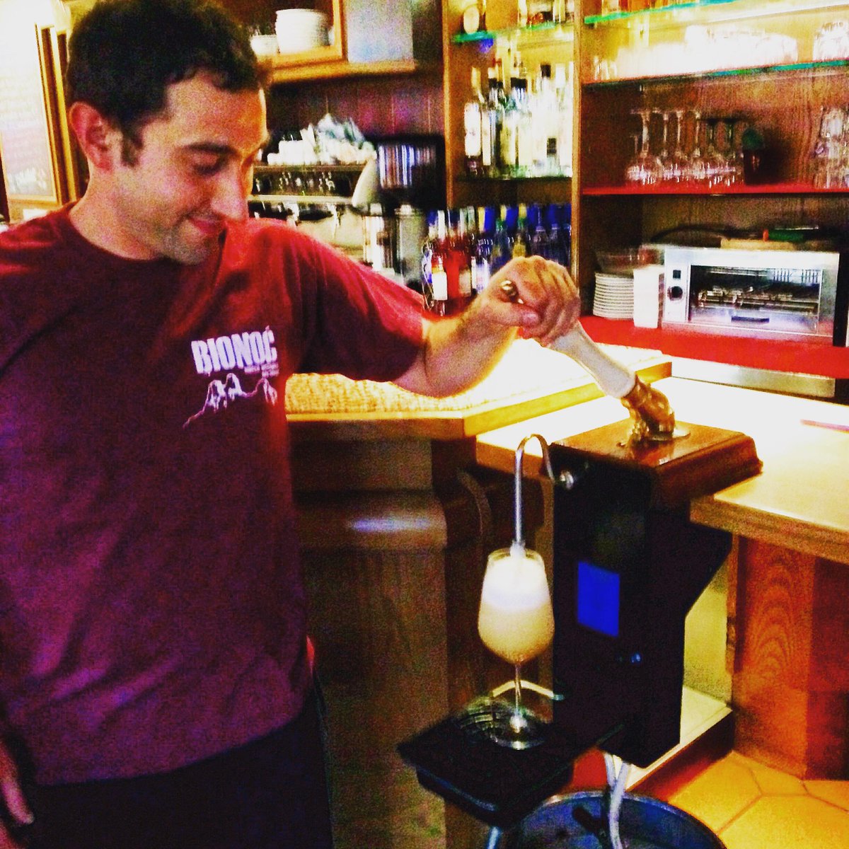 dopo la #sauna ,una ottima #birra artigianale del #primiero .#vacanza #benessere in #montagna. Isolabella &amp; <a href="/bionoc/">Birrificio  BioNoc'</a>