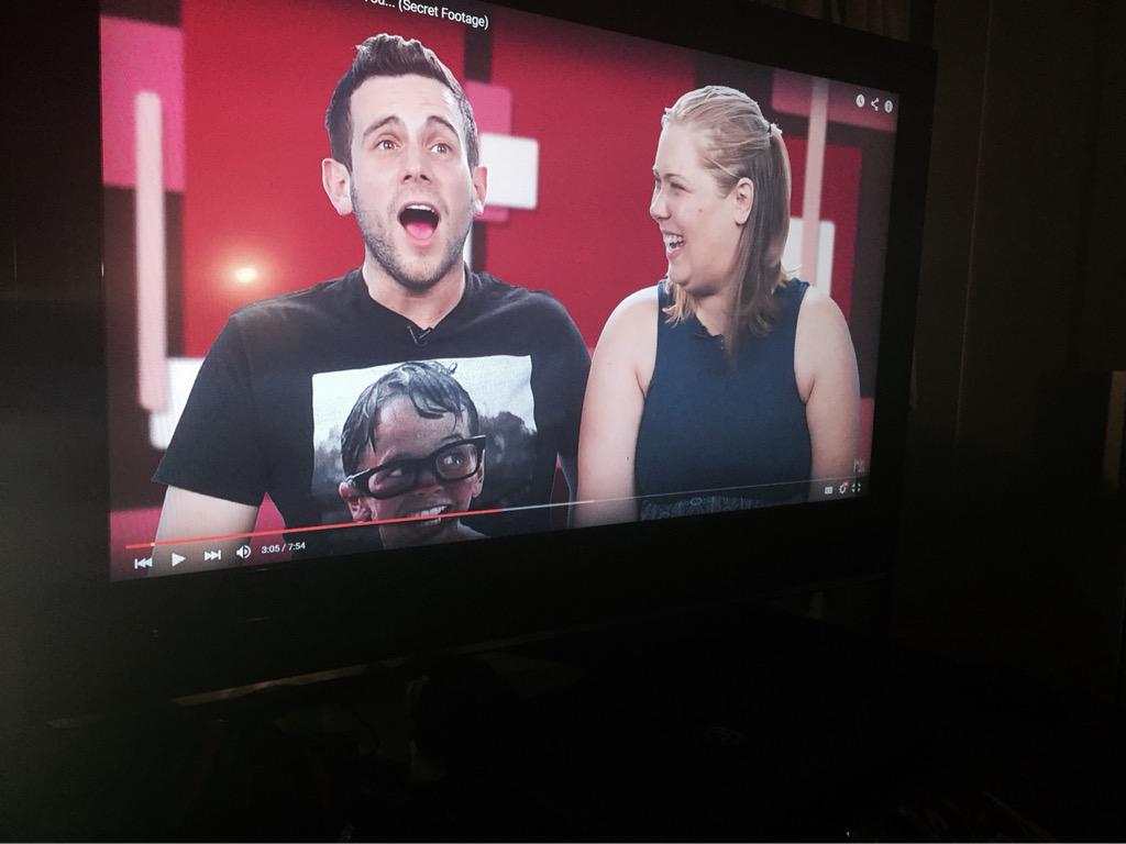 Paused and got this... Best ever.. #SourceFed #streamys