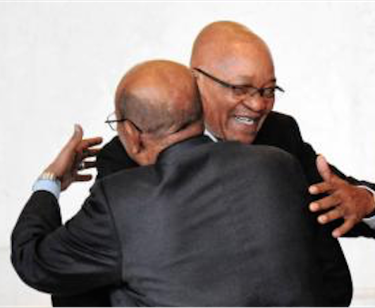 greta's tweet photo. Guess where SA Pres #Zuma is going visiting? Sudan to see new BFF #Bashir who is under indictment for mass murder http://t.co/4eZa0jHcYG