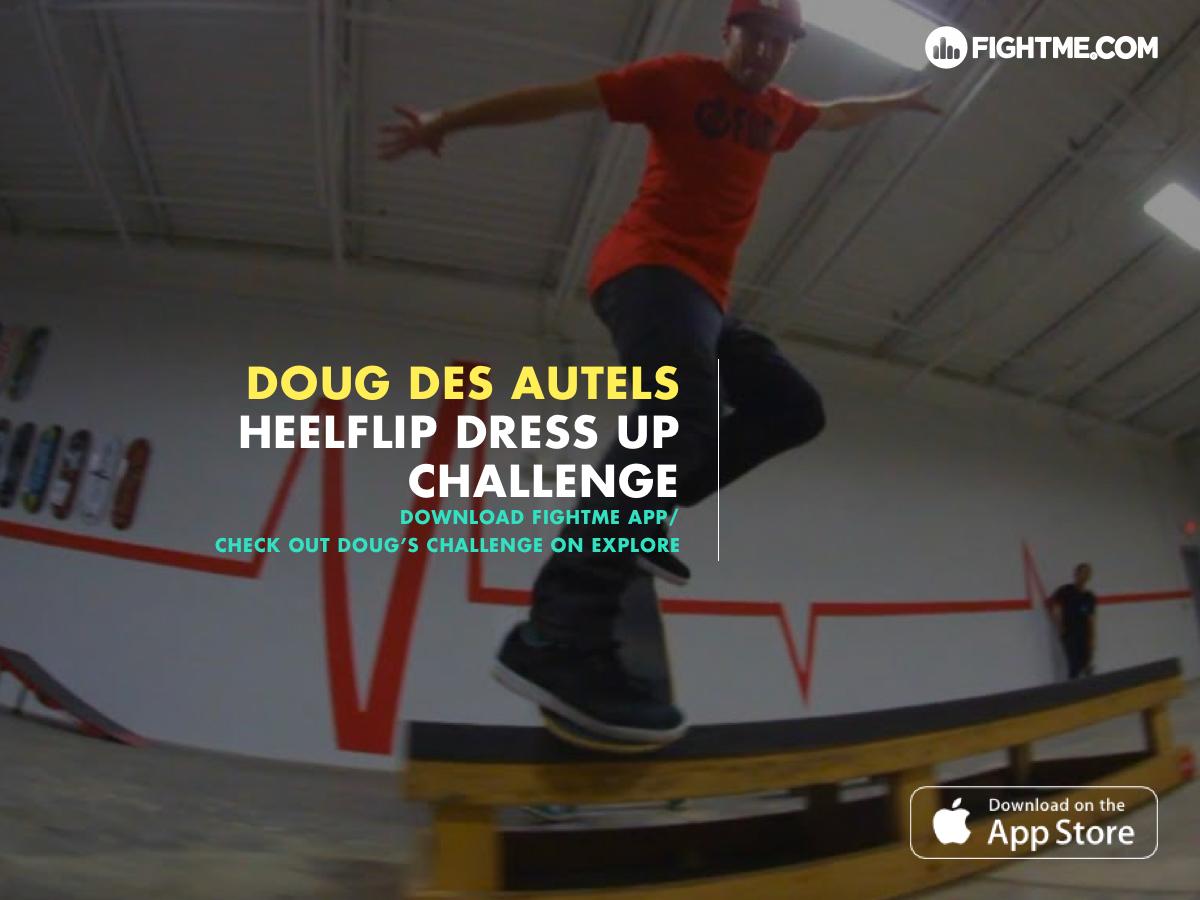 FightMeApp's tweet image. .@Dougdesautels challenges u to put on your most ridiculous outfit &amp;amp; do ur sickest heel flip
bnc.lt/DougDesAutels